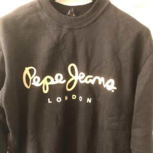 UNISEX VINTAGE PEPE JEANS NAVY SWEATSHIRT SIZE M